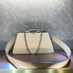 Fendi Brushed Leather Peekaboo Bag